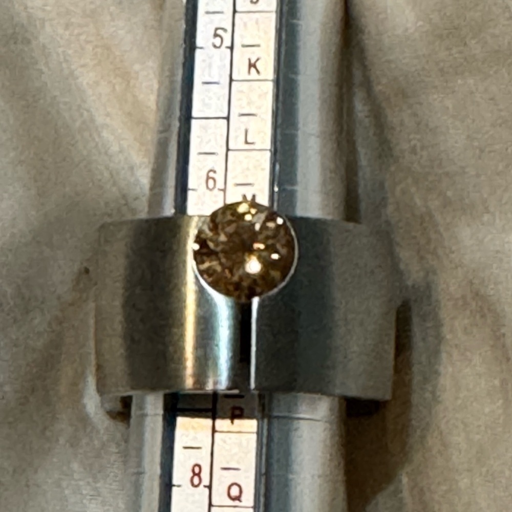 Stainless steel ring. Size 7